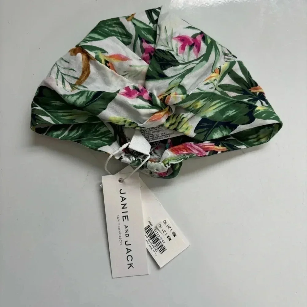 NWT Janie and Jack TROPICAL JUNGLE HEADWRAP or turban